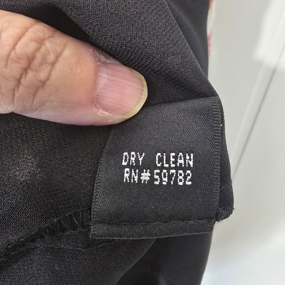 Adrianna Papel Silk Halter Dress Paisley Chiffon Fit Flare Lined Size 14 - Picture 12 of 12